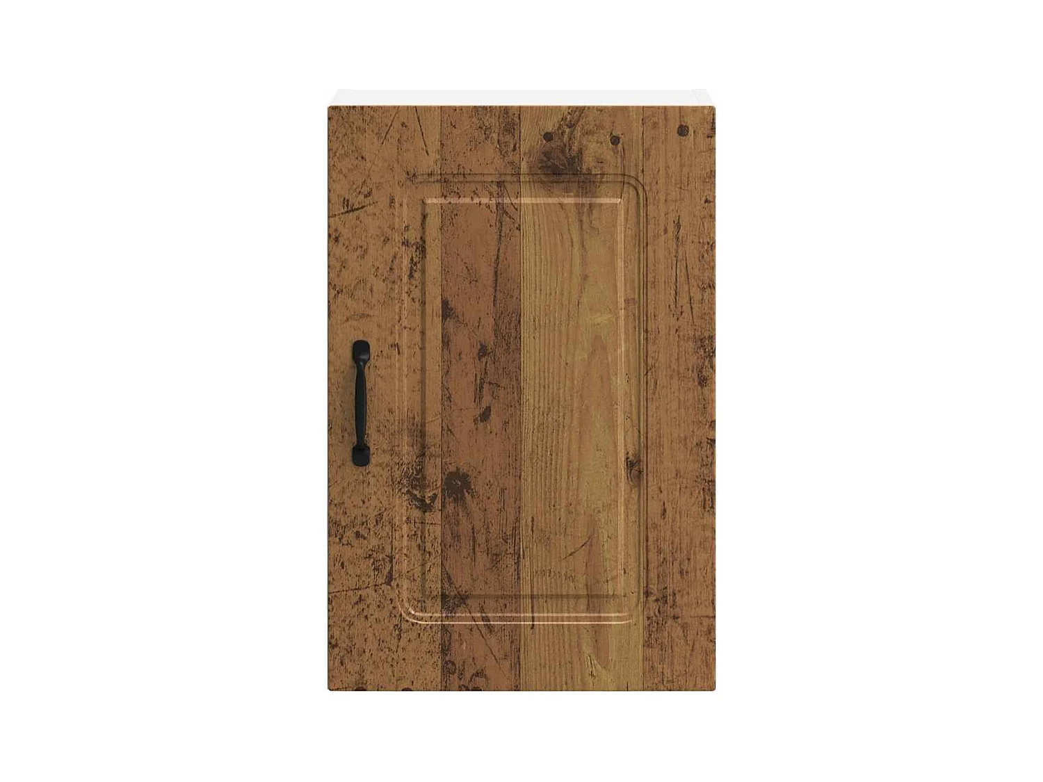 Keukenwandkast Kalmar bewerkt hout oud houtkleurig