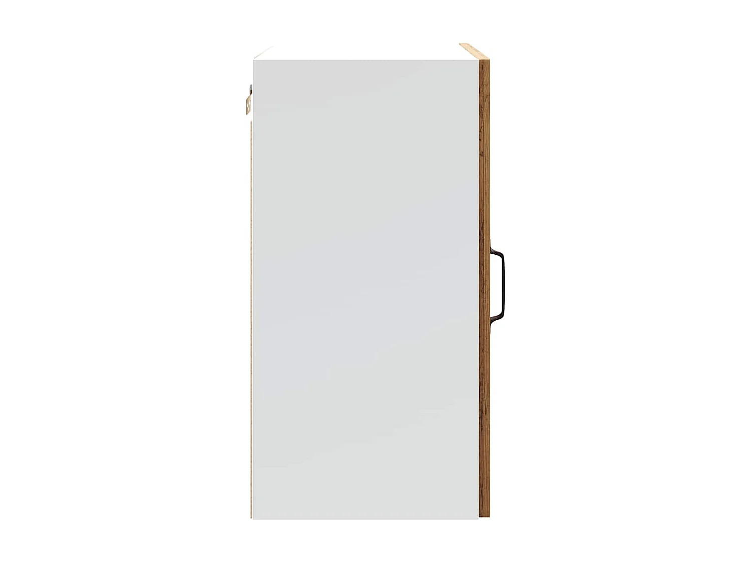 Keukenwandkast Kalmar bewerkt hout oud houtkleurig