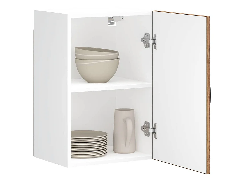 Armoire murale de cuisine Kalmar vieux bois bois d'ingénierie
