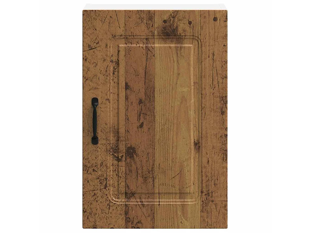 Armoire murale de cuisine Kalmar vieux bois bois d'ingénierie