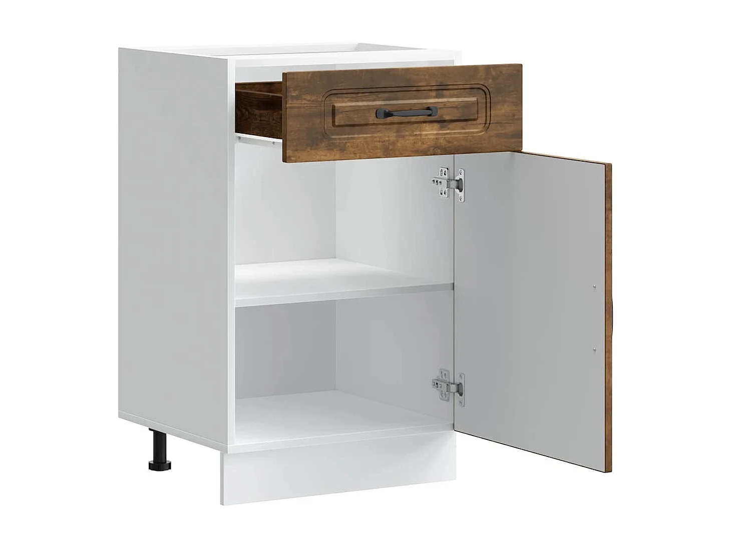 Armoire de cuisine Kalmar chêne fumé bois d'ingénierie