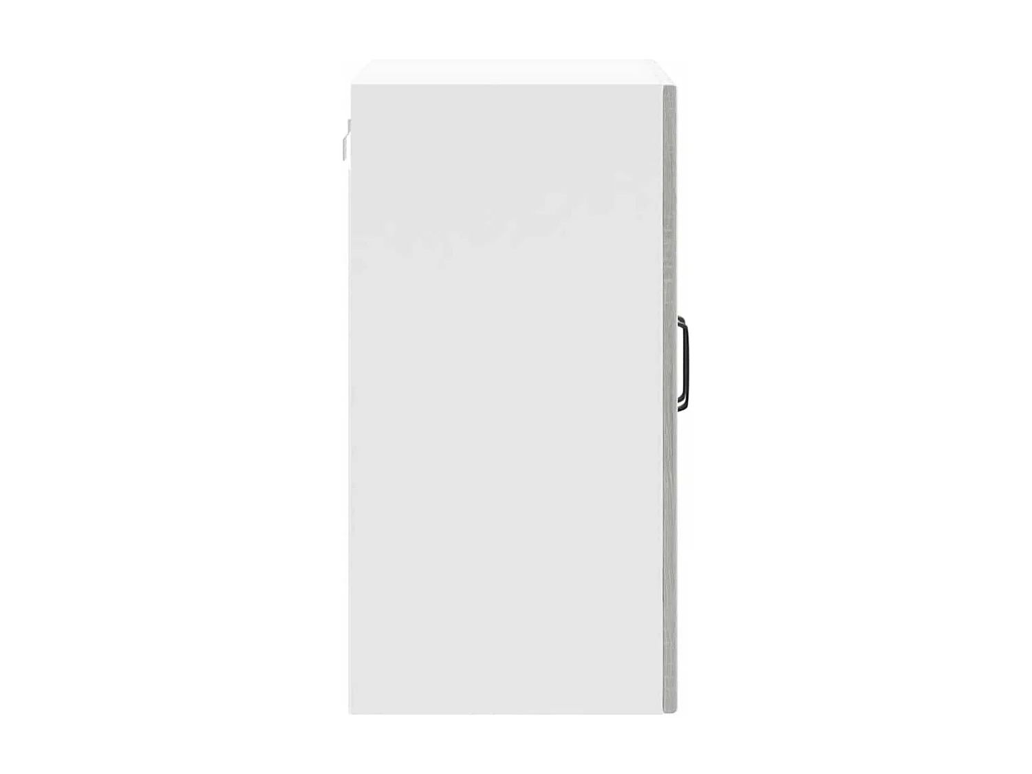 Armoire murale de cuisine et porte en verre Lucca sonoma gris