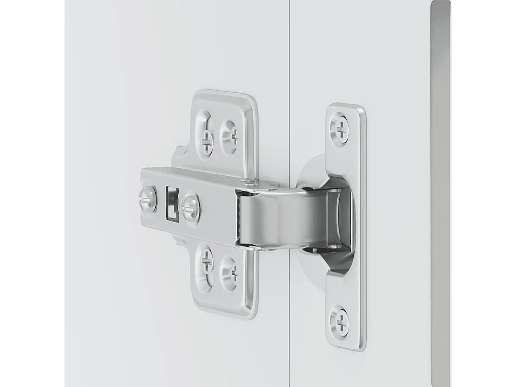 Armoire murale de cuisine avec porte en verre Porto blanc