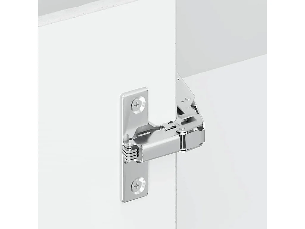 Armoire d'angle de cuisine Kalmar gris béton bois d'ingénierie