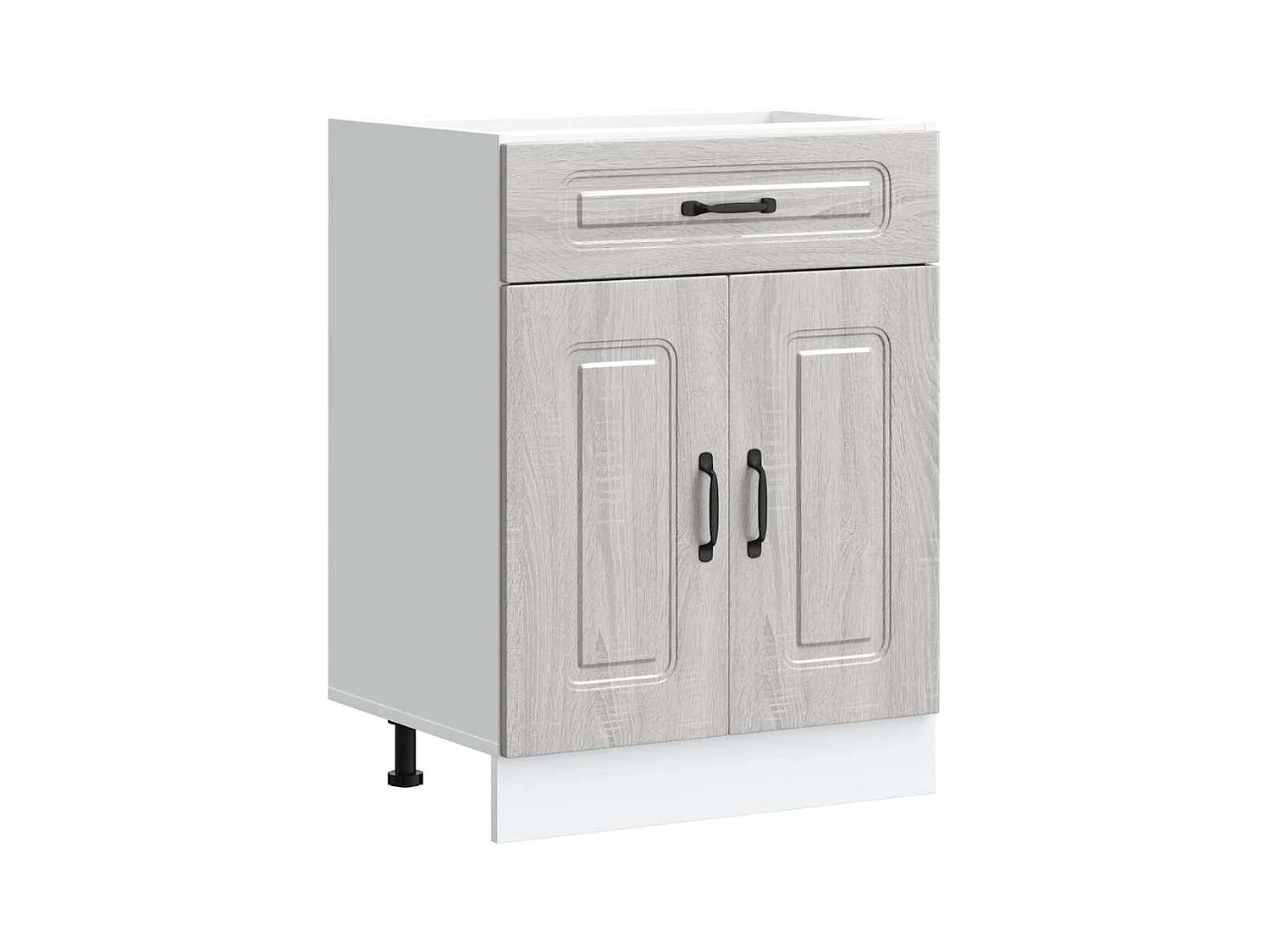 Armoire de cuisine Kalmar sonoma gris bois d'ingénierie