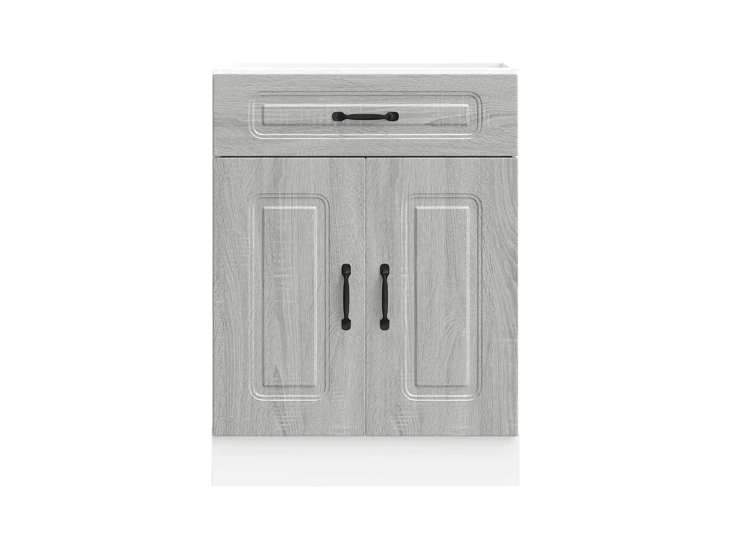 Armoire de cuisine Kalmar sonoma gris bois d'ingénierie
