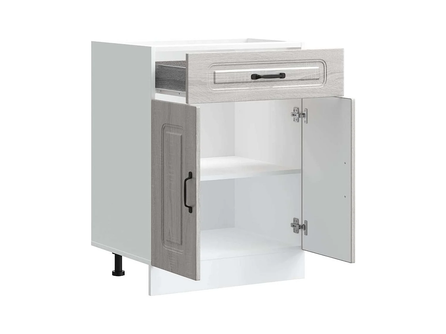 Armoire de cuisine Kalmar sonoma gris bois d'ingénierie