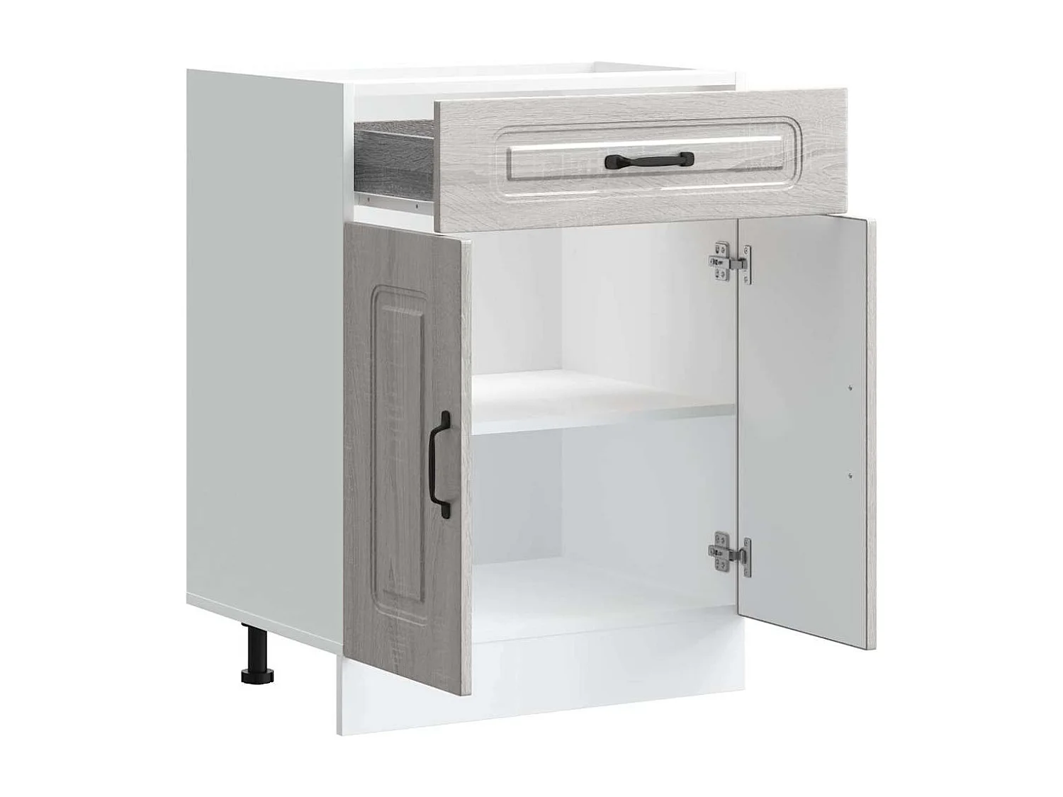 Küchenunterschrank Kalmar Grau Sonoma Holzwerkstoff