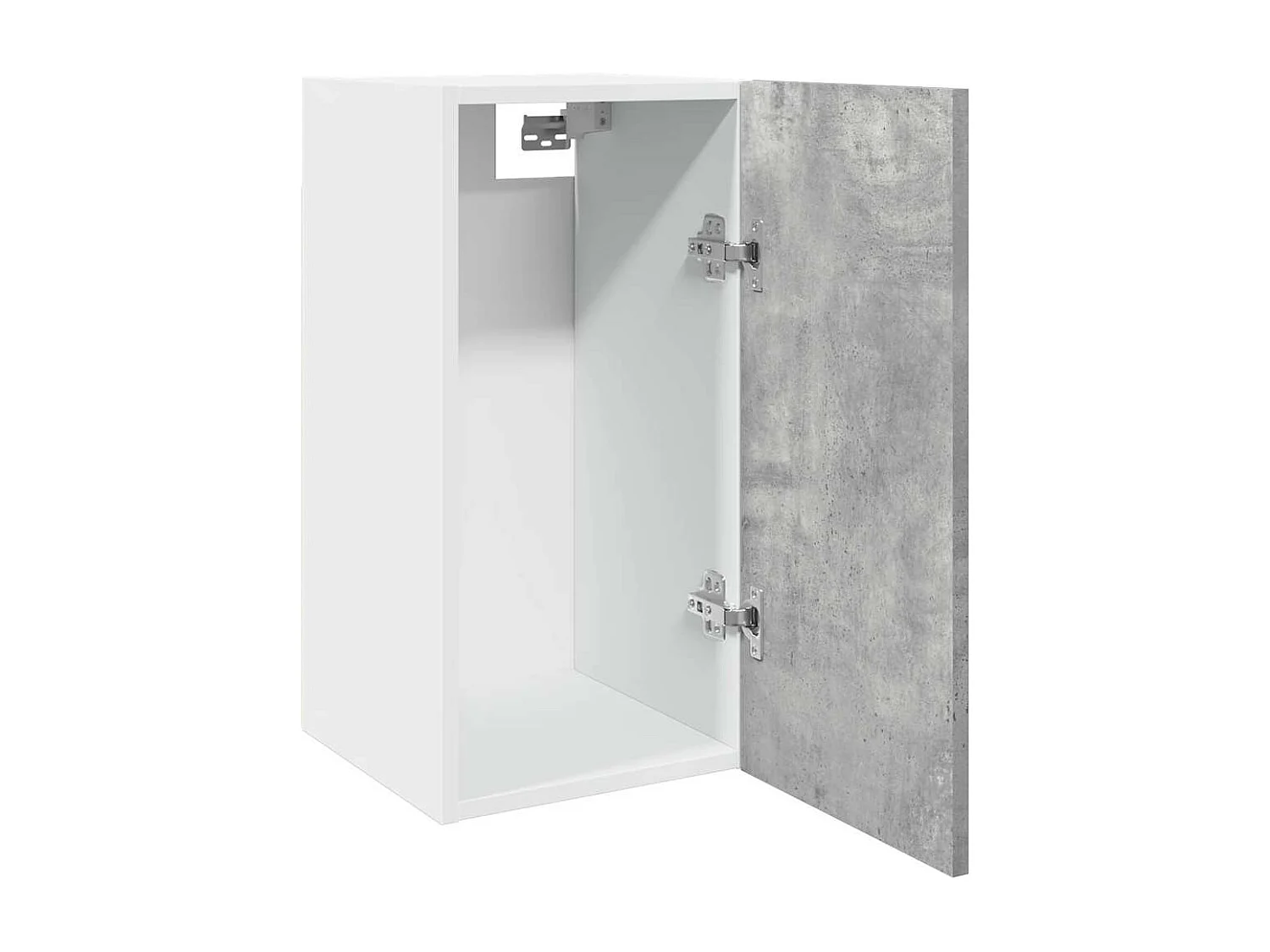 Armoire suspendue "Lyon" Gris béton 30 x 31 x 60 cm Bois d'ingénierie