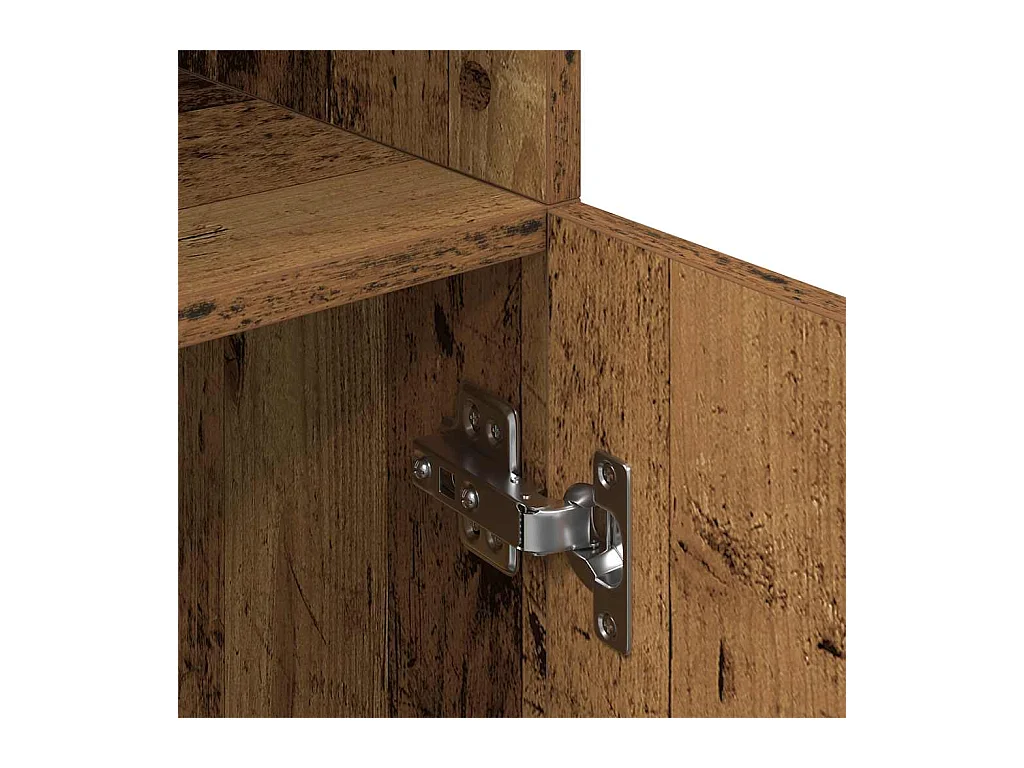 Armoire de cuisine vieux bois 57x41,5x131,5 cm bois ingénierie