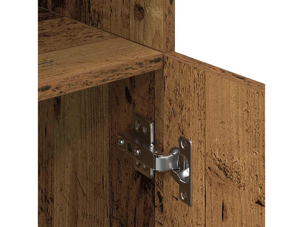 Armoire de cuisine vieux bois 57x41,5x131,5 cm bois ingénierie