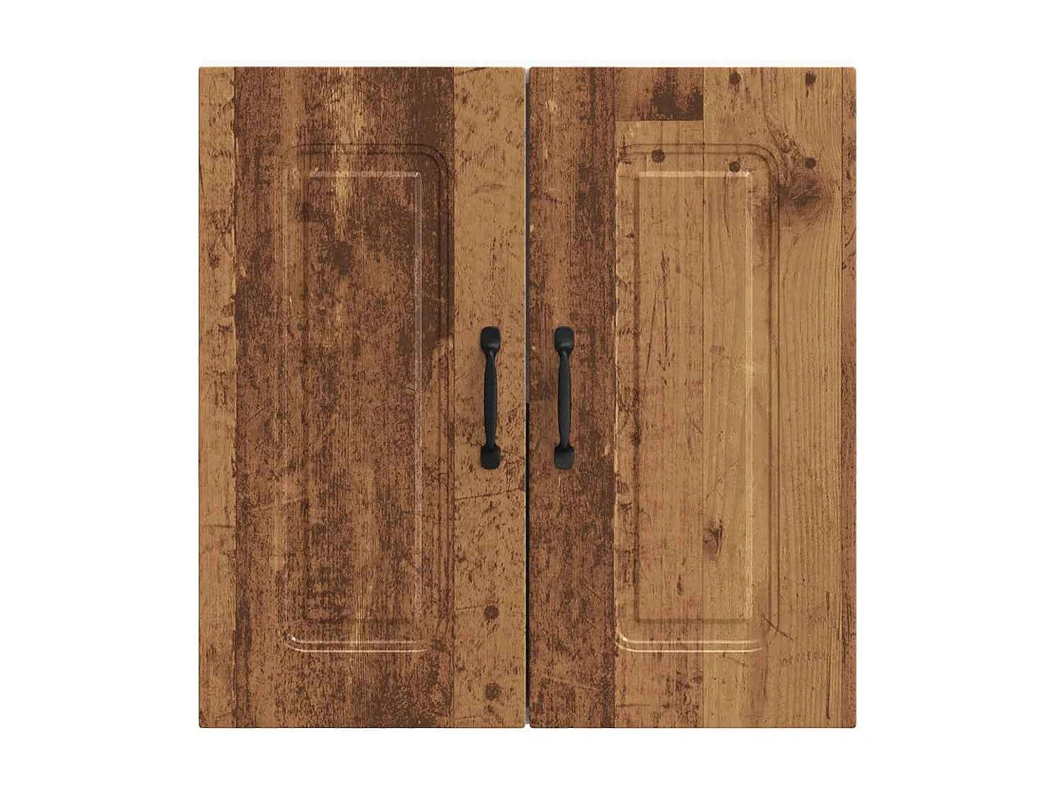 Armoire murale de cuisine Kalmar vieux bois bois d'ingénierie