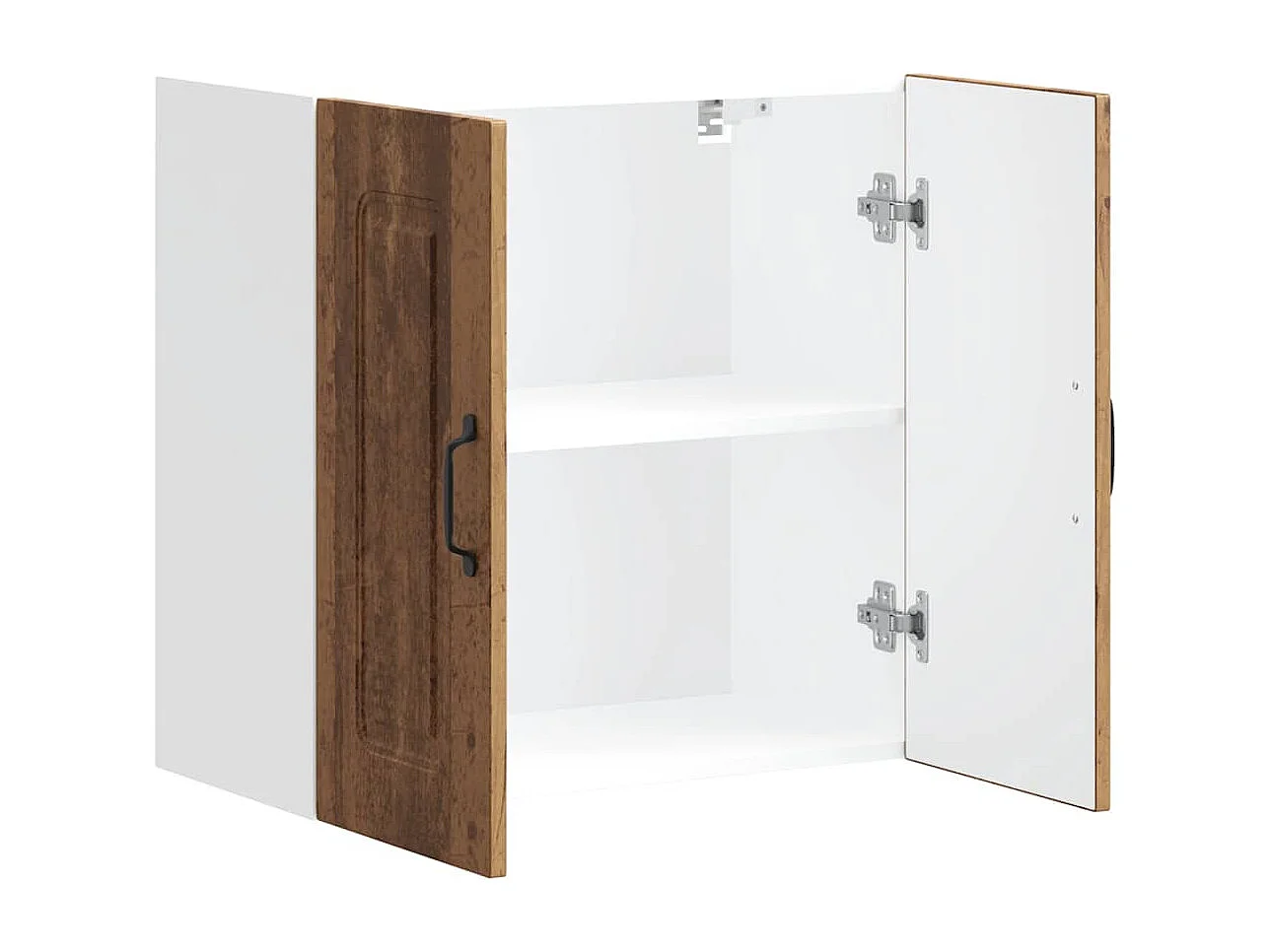 Armoire murale de cuisine Kalmar vieux bois bois d'ingénierie