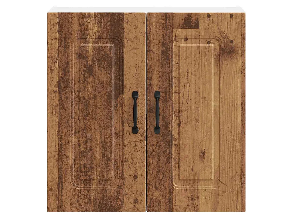 Armoire murale de cuisine Kalmar vieux bois bois d'ingénierie