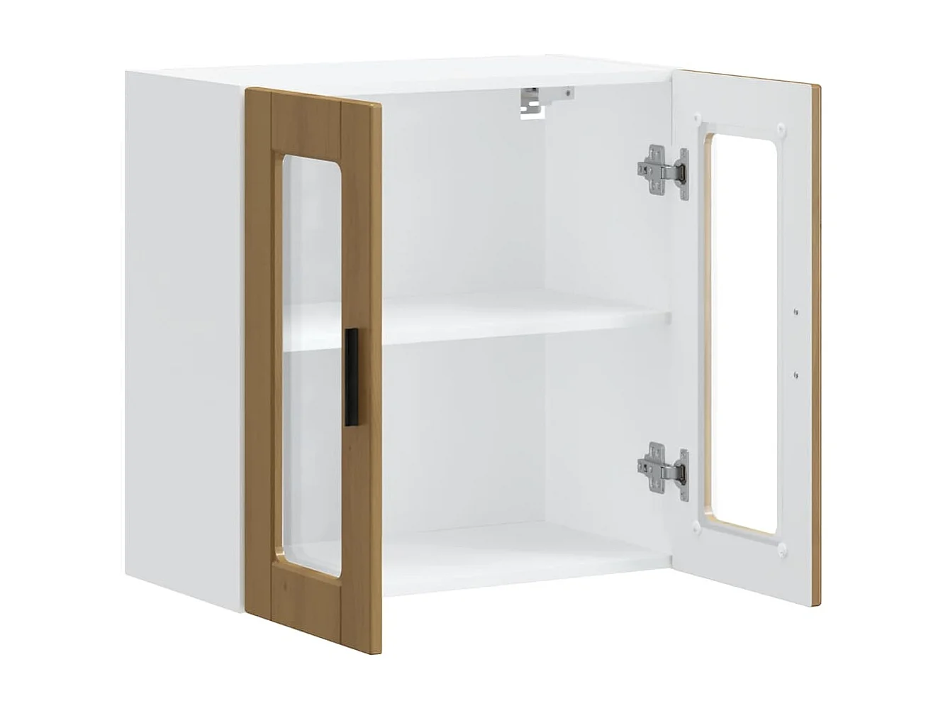 Pensile da Cucina con Porta in Vetro Porto Rovere Artigianale