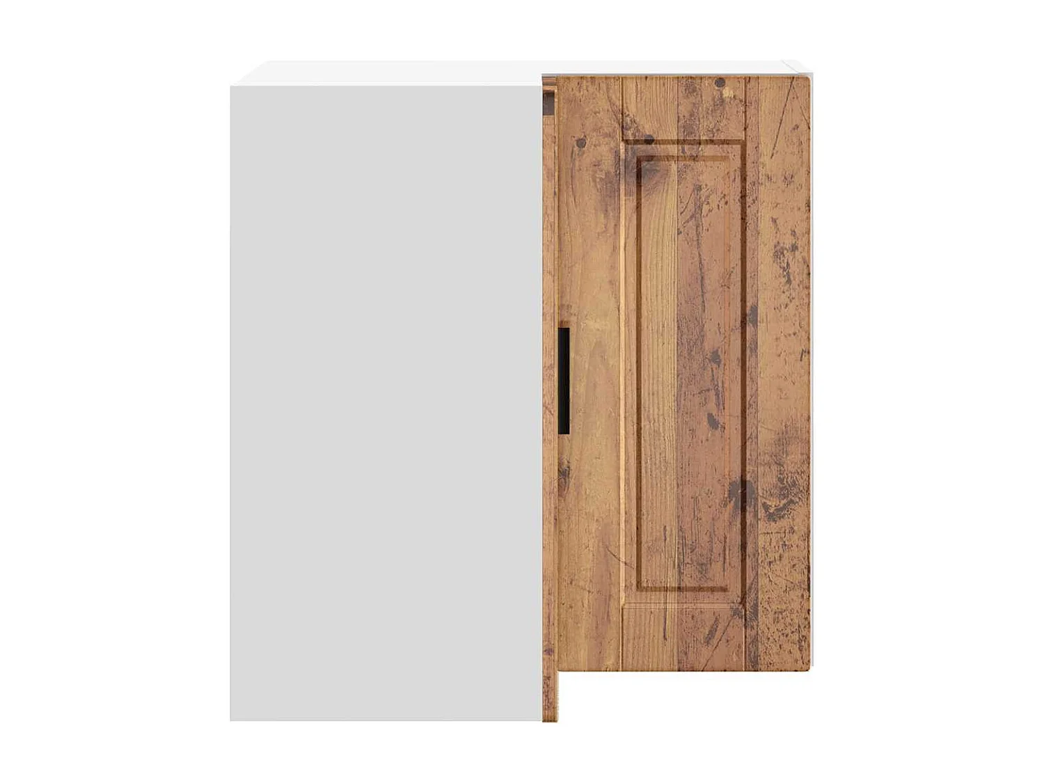 Armoire d'angle murale de cuisine Porto vieux bois