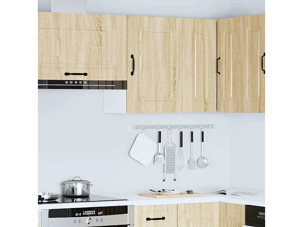 Armoire murale de cuisine Kalmar chêne sonoma bois d'ingénierie
