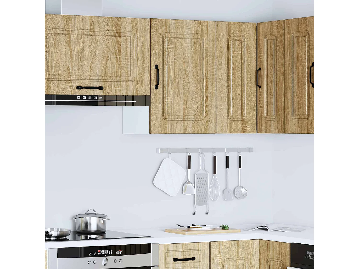 Mueble de pared cocina Kalmar madera contrachapada roble sonoma