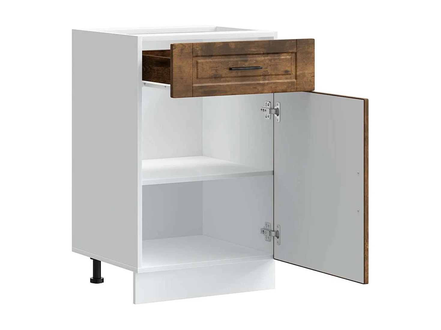 Base da Cucina Porto Rovere Fumo in Legno Multistrato