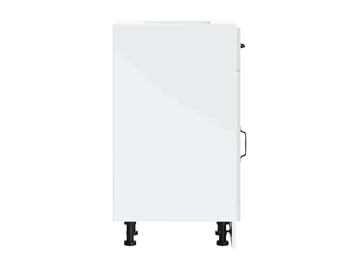 Base da Cucina Kalmar Bianco Lucido in Legno Multistrato
