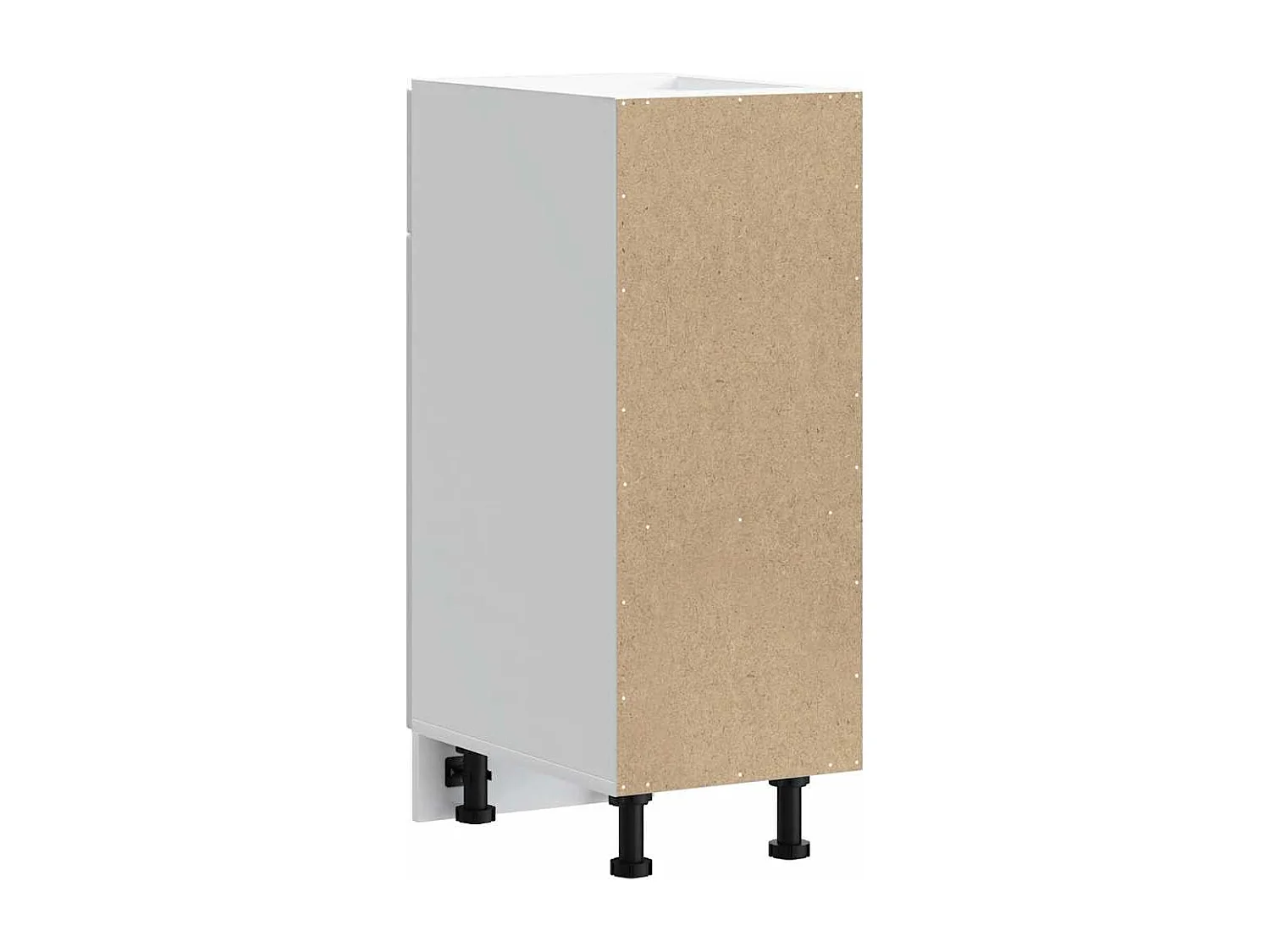 Base da Cucina Kalmar Bianco Lucido in Legno Multistrato