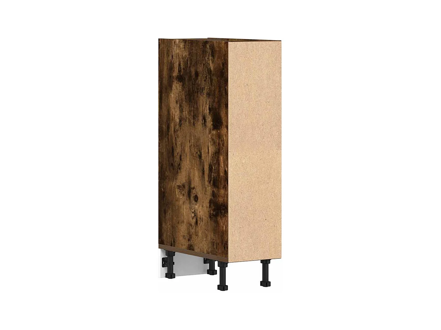 Meuble bas "Riga" Chêne fumé 20 x 44,5 x 81,5 cm Bois d'ingénierie