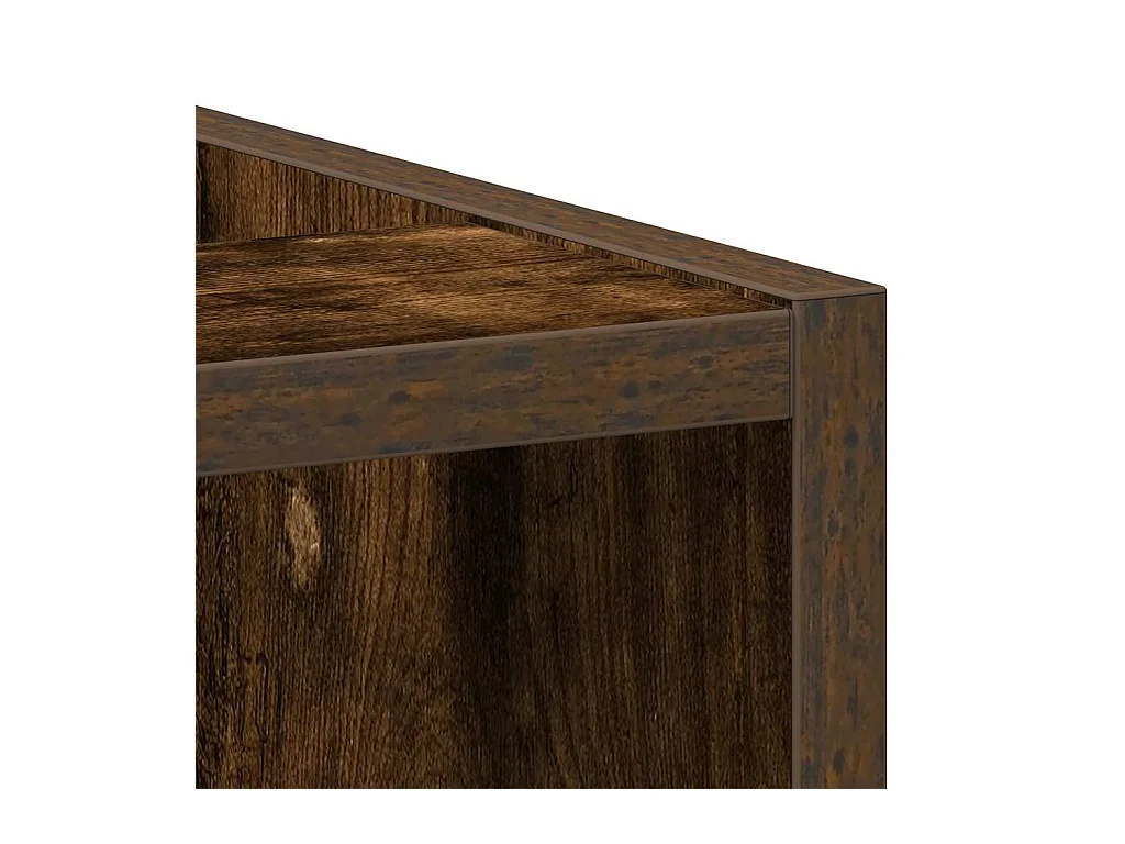 Meuble bas "Riga" Chêne fumé 20 x 44,5 x 81,5 cm Bois d'ingénierie