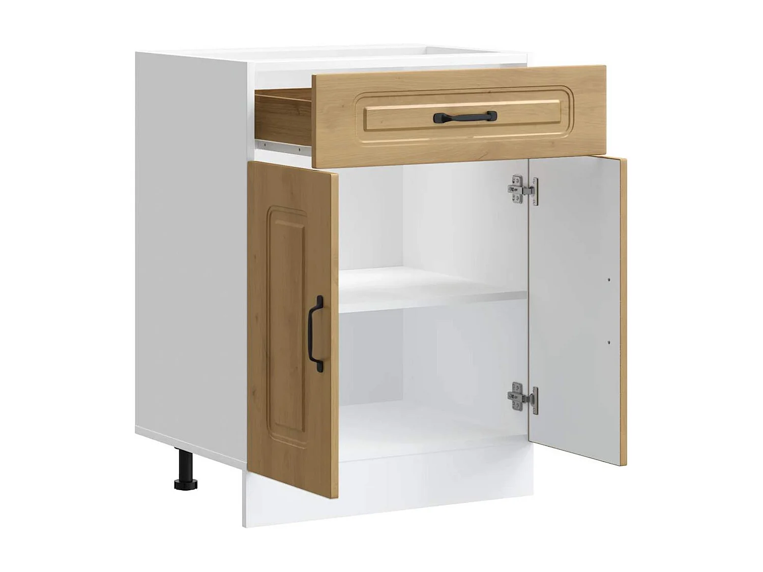 Base da Cucina Kalmar Rovere Artigianale in Legno Multistrato