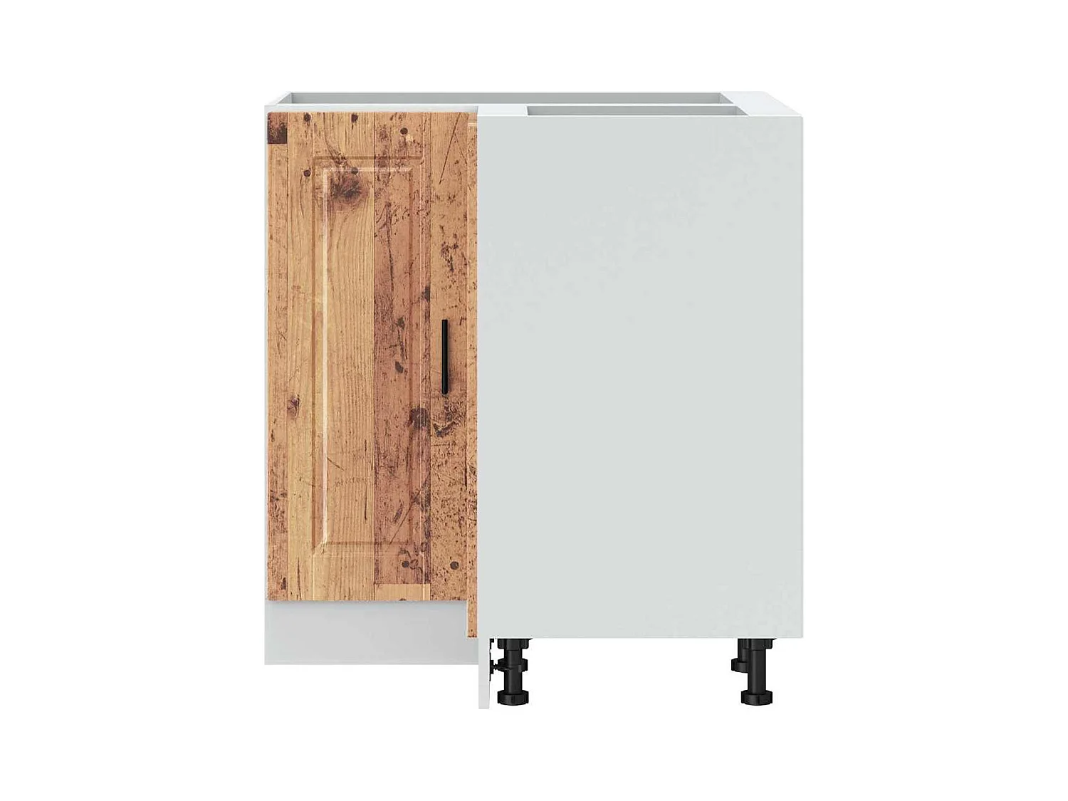 Armoire d'angle de cuisine Porto vieux bois bois d'ingénierie