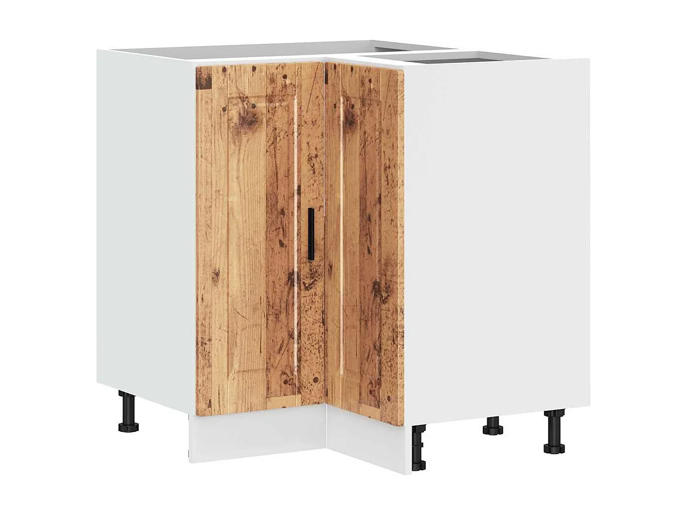 Armoire d'angle de cuisine Porto vieux bois bois d'ingénierie