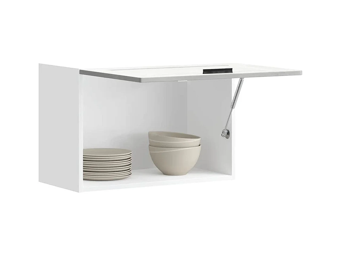 Pensile da Cucina Porto Grigio Cemento in Legno Multistrato