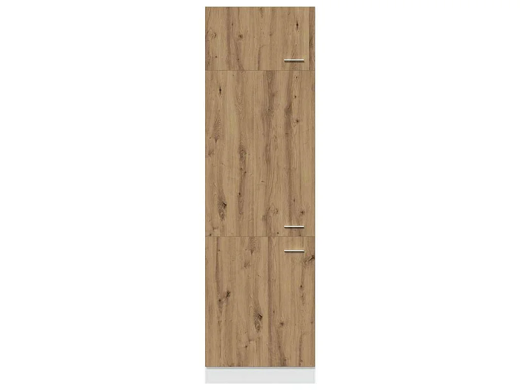 Armoire réfrigérée "Lyon" Chêne artisanal 60 x 57 x 207 cm Bois d'ingénierie