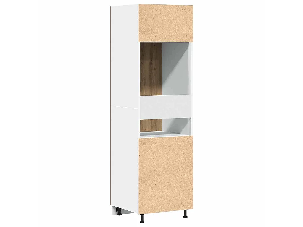 Armoire réfrigérée "Lyon" Chêne artisanal 60 x 57 x 207 cm Bois d'ingénierie