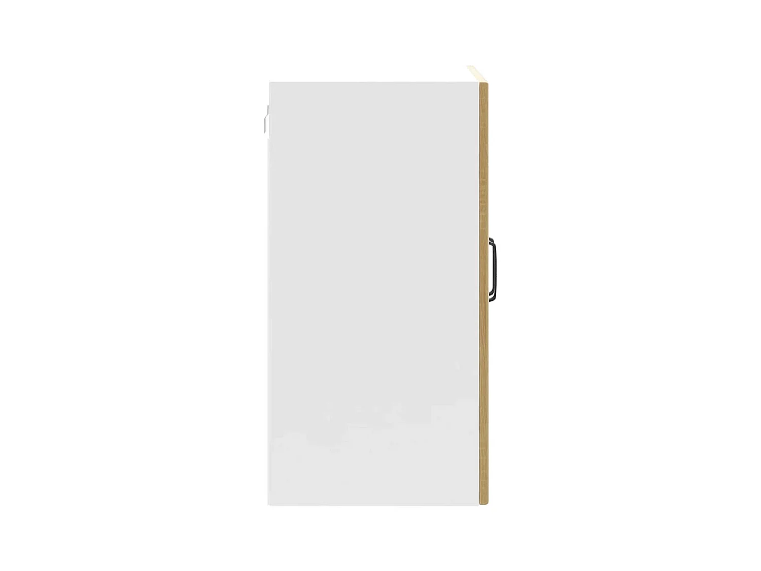 Armoire murale de cuisine avec porte vitrée "Lucca" en chêne Sonoma