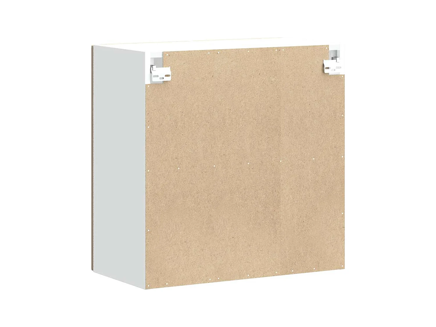 Armoire murale de cuisine avec porte vitrée "Lucca" en chêne Sonoma