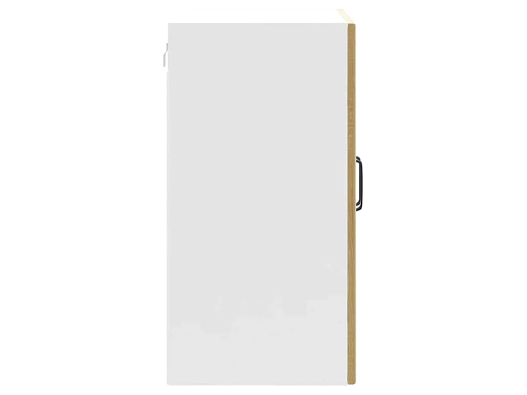 Armoire murale de cuisine avec porte vitrée "Lucca" en chêne Sonoma