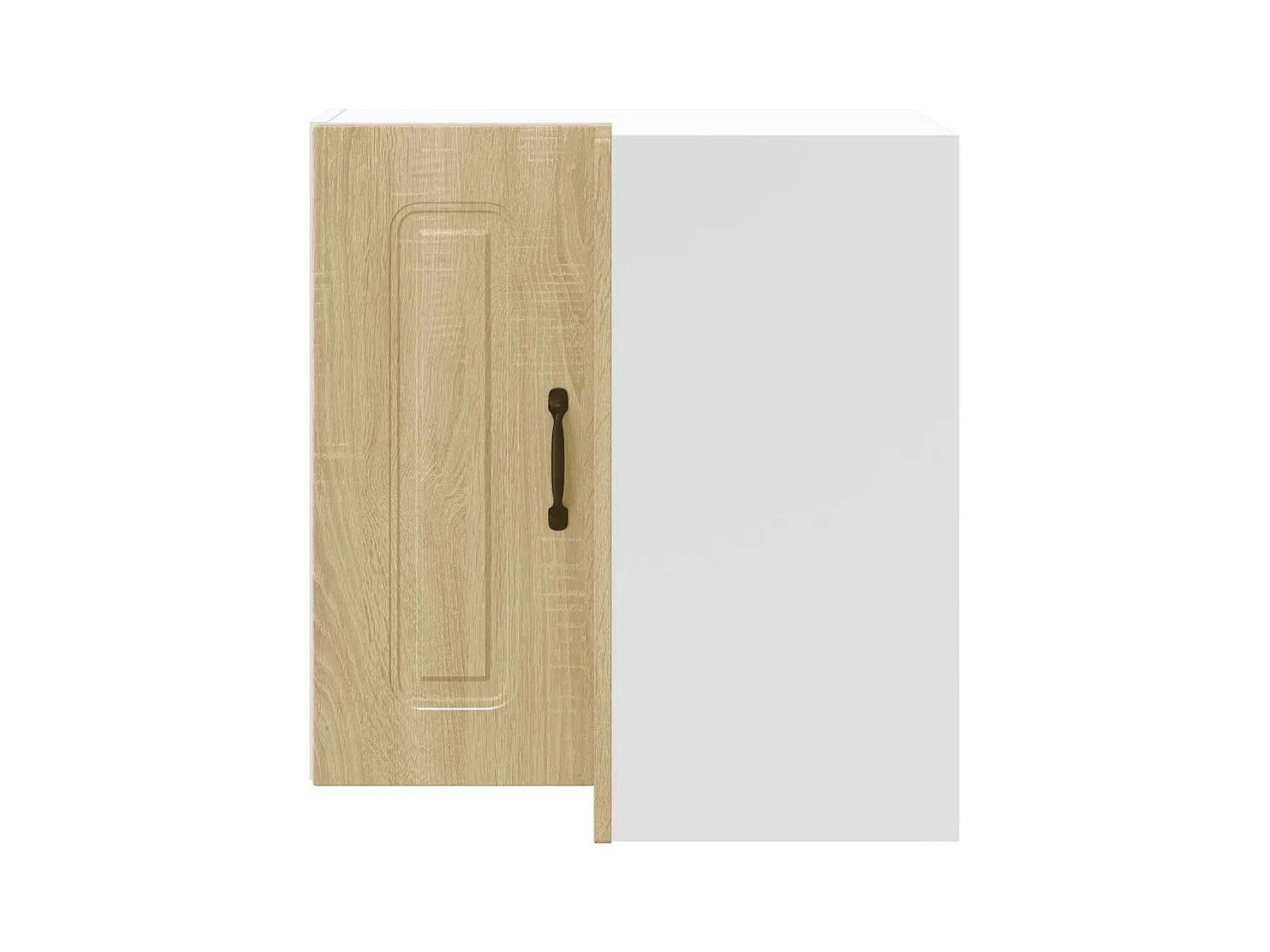 Keukenwandhoekkast Kalmar bewerkt hout sonoma eikenkleurig