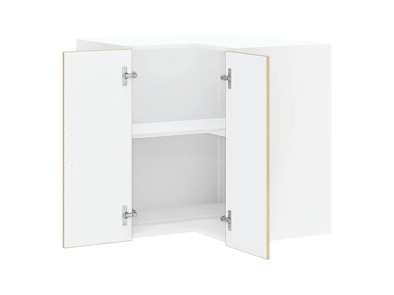 Keukenwandhoekkast Kalmar bewerkt hout sonoma eikenkleurig