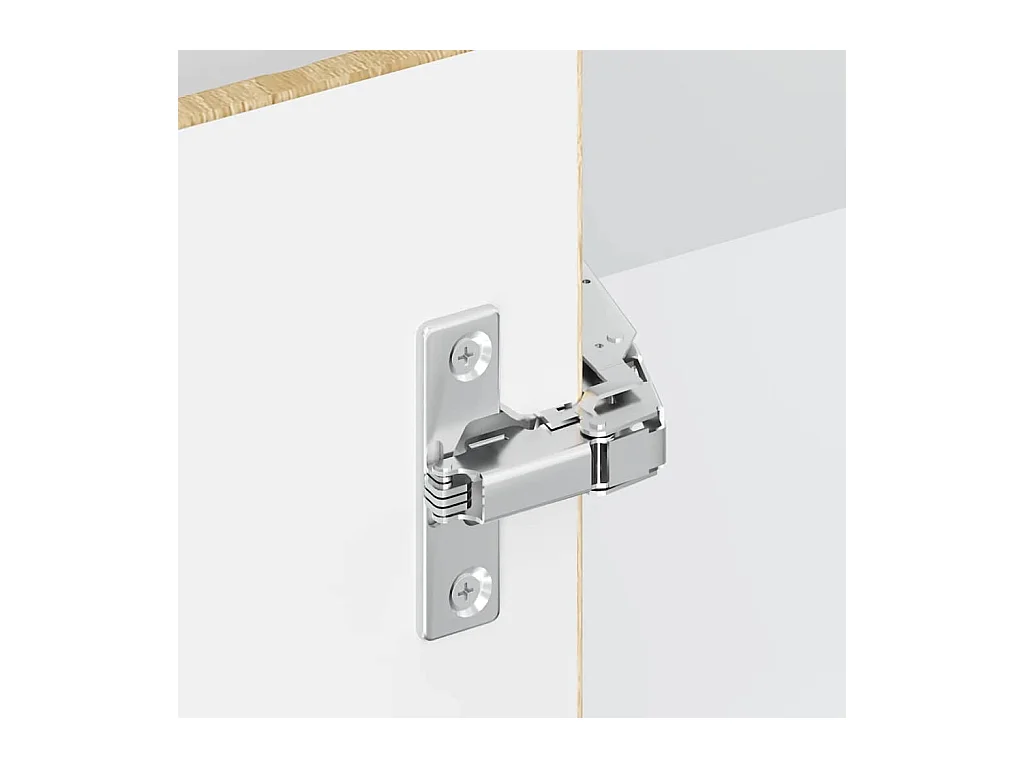 Keukenwandhoekkast Kalmar bewerkt hout sonoma eikenkleurig