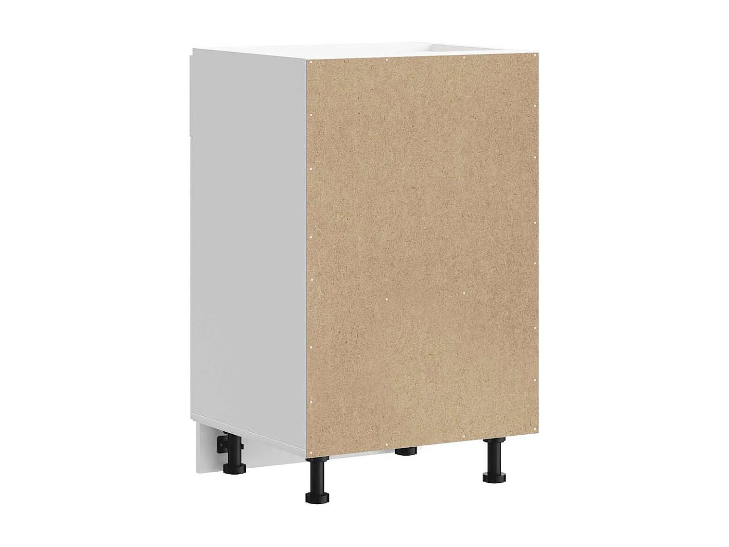 Armoire de cuisine Porto blanc bois d'ingénierie