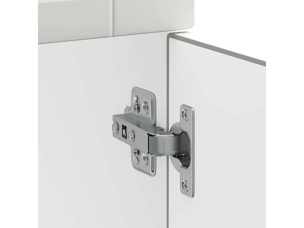 Armoire de cuisine Porto blanc bois d'ingénierie