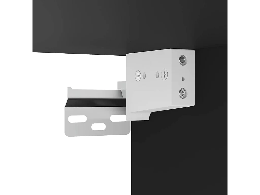 Armoire suspendue "Riga" Noir 20 x 29,5 x 60 cm Bois d'ingénierie