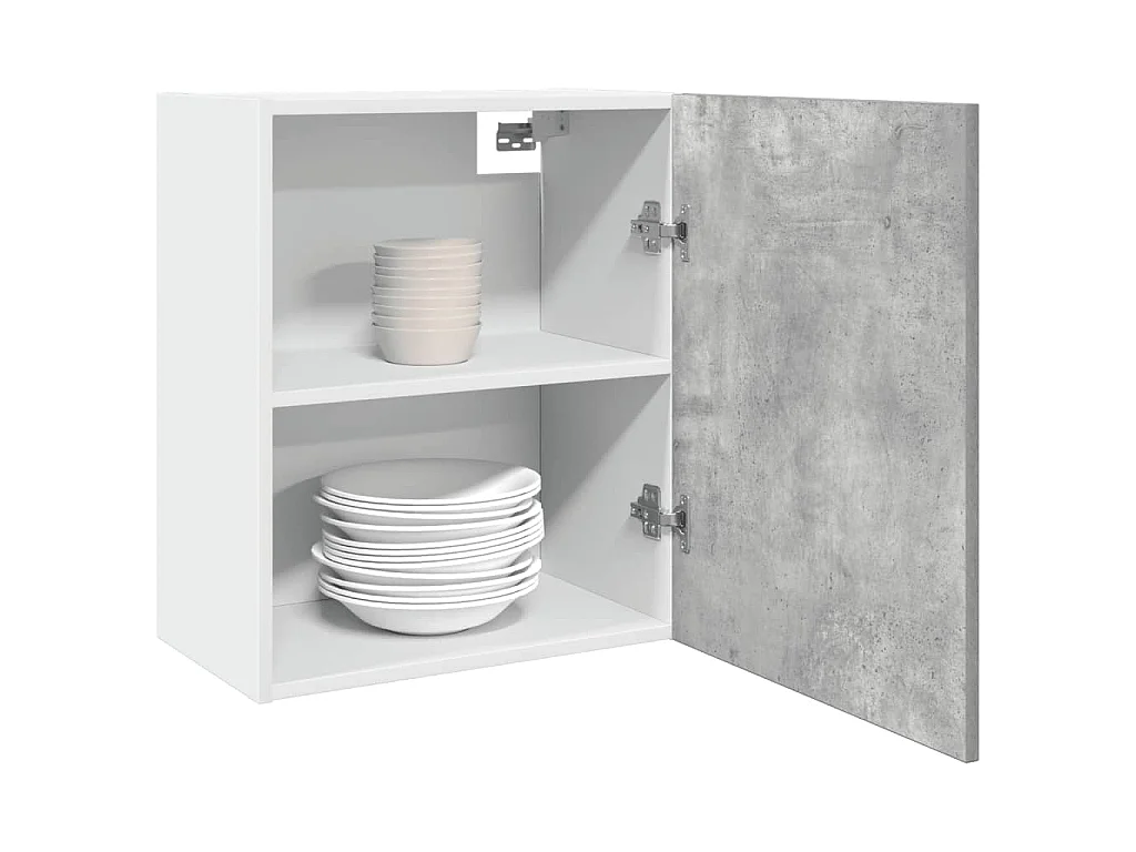 Hängeschrank Lyon Betongrau 50x31x60 cm Holzwerkstoff
