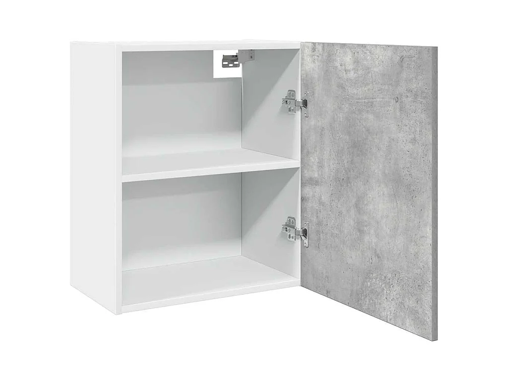 Hängeschrank Lyon Betongrau 50x31x60 cm Holzwerkstoff