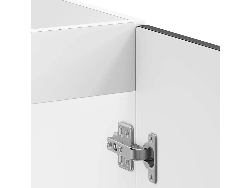 Spoelbakonderkast Kalmar 80x46x81,5 cm bewerkt hout zwart