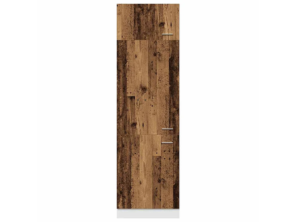 Armadio per Frigo “Lyon” Legno Antico 60x57x207 cm