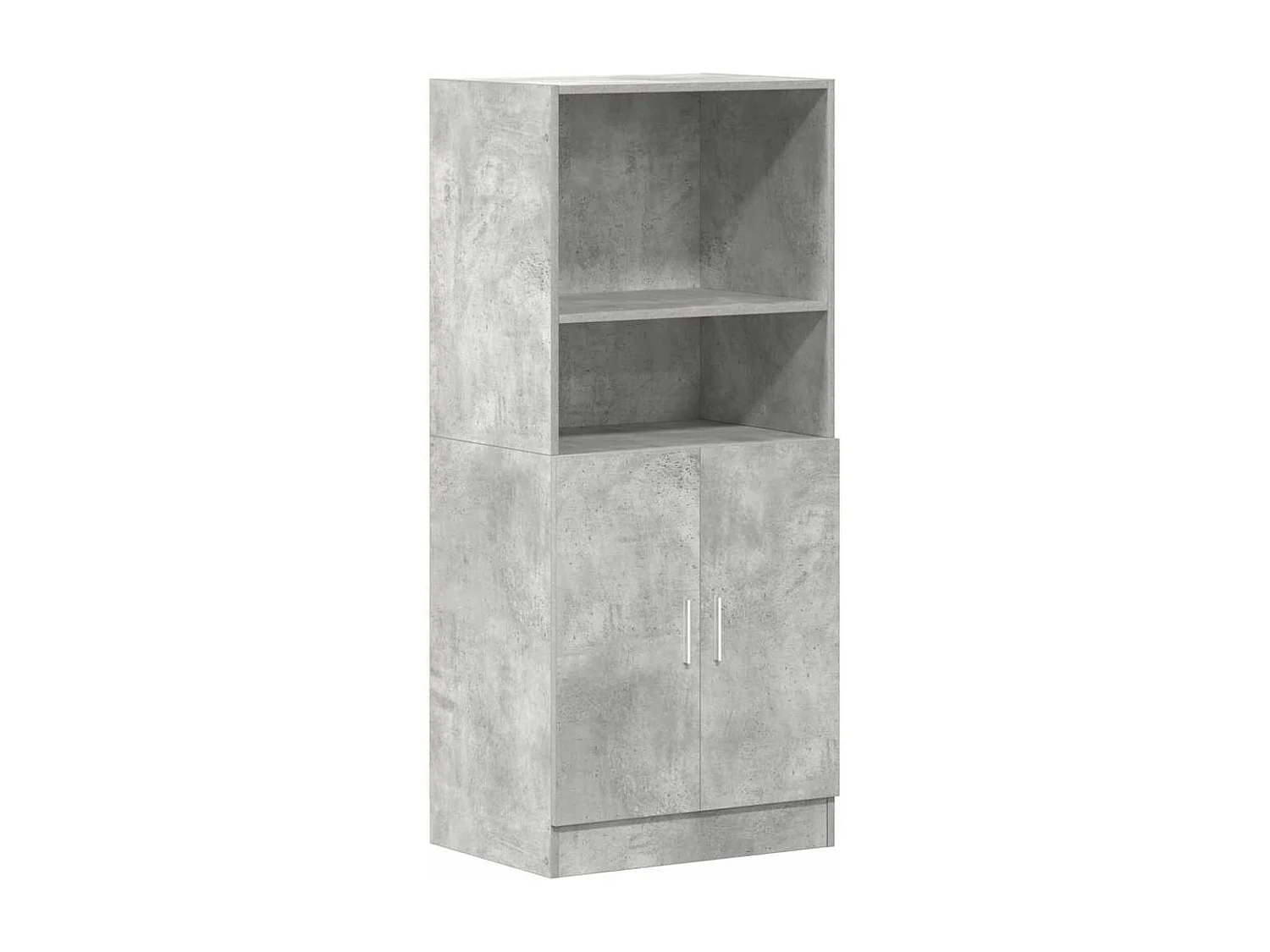 Armoire de cuisine gris béton 57x41,5x131,5 cm bois ingénierie