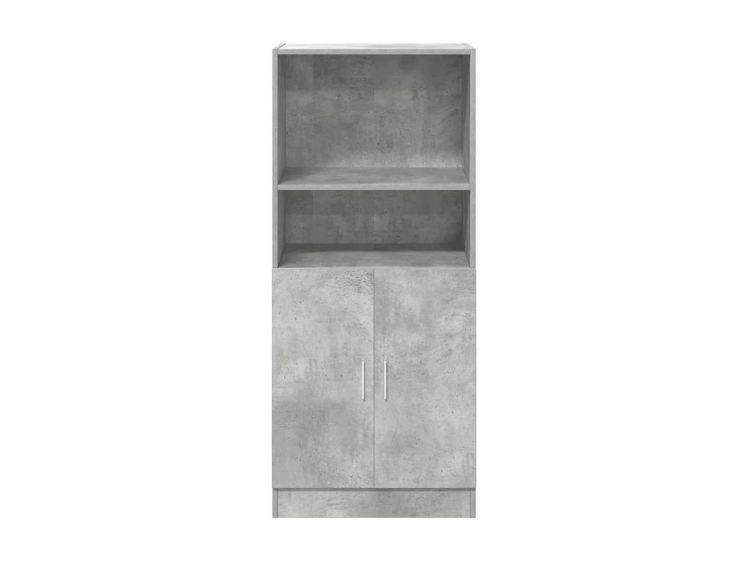Armoire de cuisine gris béton 57x41,5x131,5 cm bois ingénierie