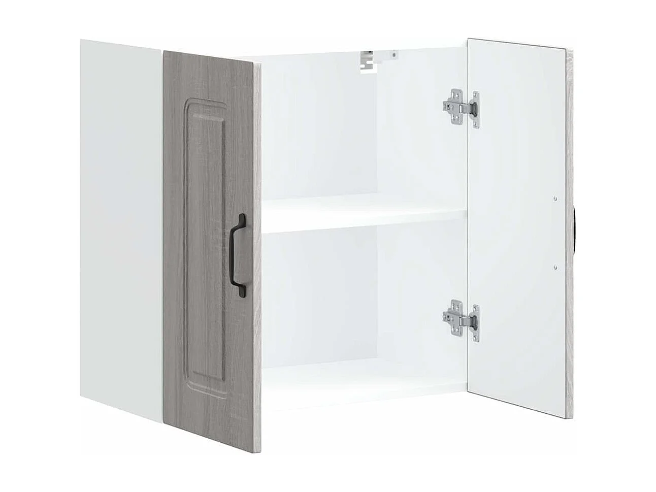 Armoire murale de cuisine Kalmar sonoma gris bois d'ingénierie