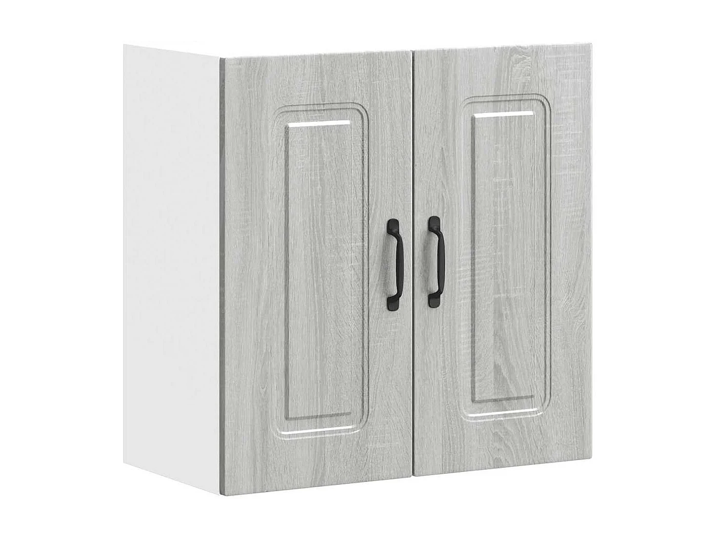 Armoire murale de cuisine Kalmar sonoma gris bois d'ingénierie
